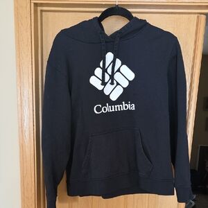 Columbia Black Hoodie with White Logo